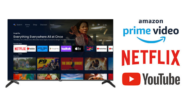 Vereinfache dein Unterhaltungserlebnis mit Android TV.