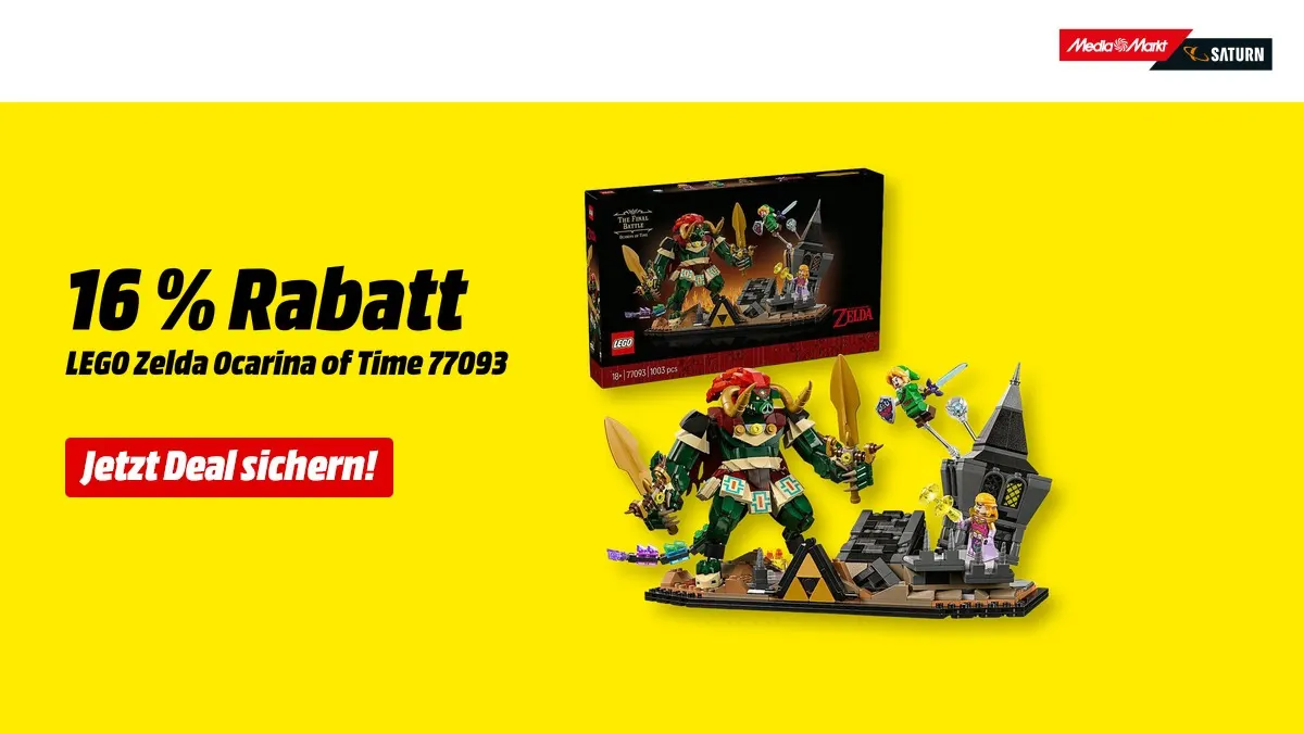 LEGO 77093 Zelda Ocarina of Time Bausatz – Das Letzte Gefecht Diorama mit Minifiguren, mehrfarbig