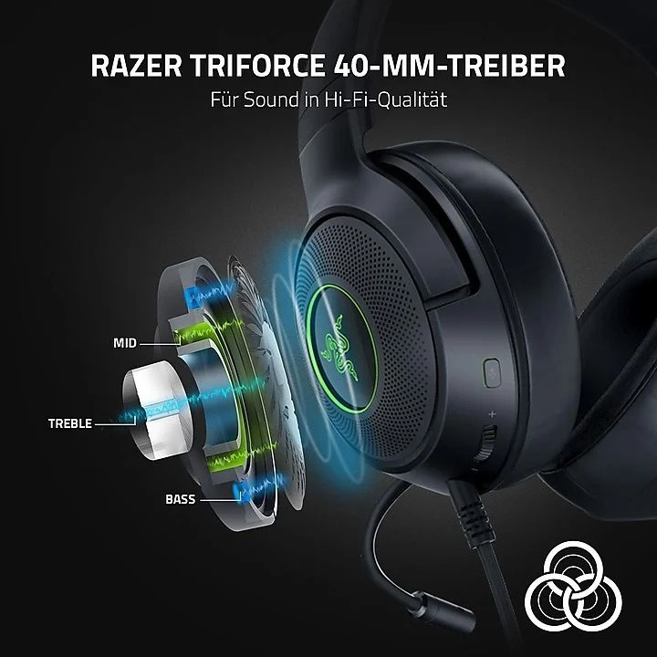 RAZER Kraken V3 X Overear Gaming Headset