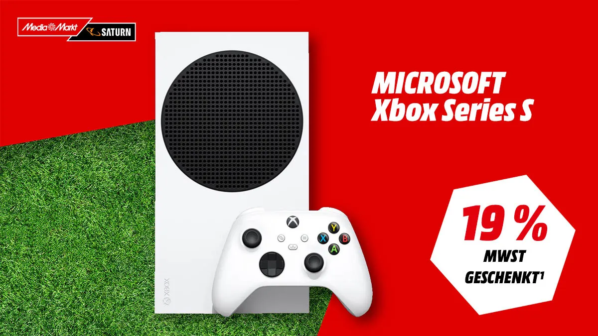 Microsoft Xbox Series S 512 GB Konsole in Weiß – aktuell reduziert bei MediaMarkt
