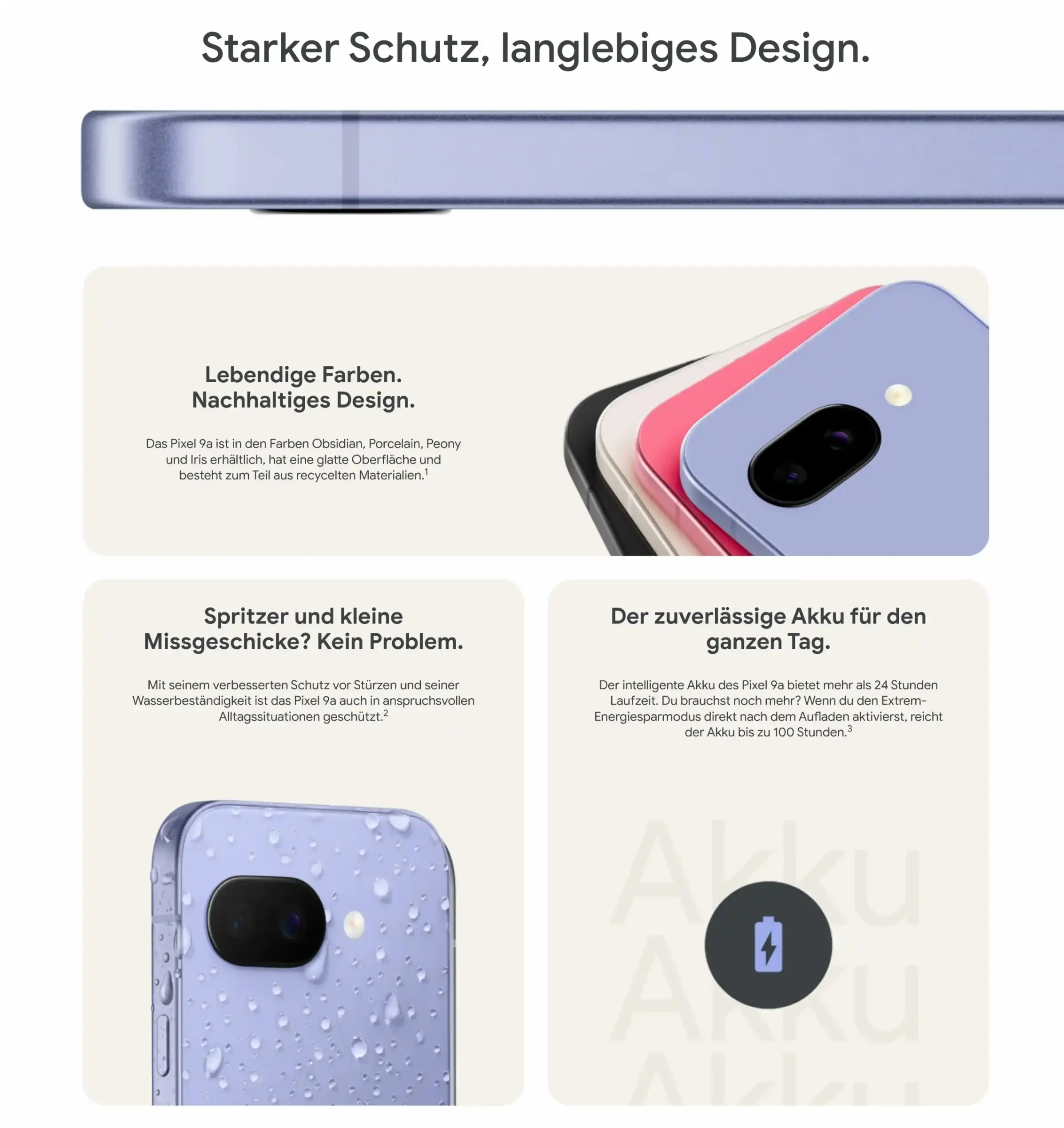 GOOGLE Pixel 9a 256 GB Iris Dual SIM 256 Iris Ja Smartphone