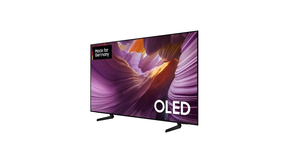 Der Samsung S85F vor weißem Hintergrund.