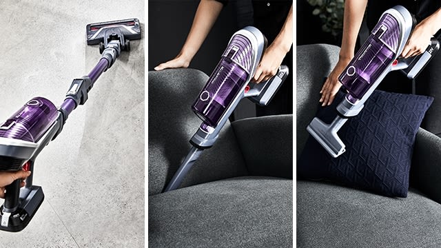 Rowenta RH 9639 X-Force 8.60 Allergy Akku-Stielsauger lila/grau Rowenta RH 9639 X-Force 8.60 Allergy Akku-Stielsauger lila/grau