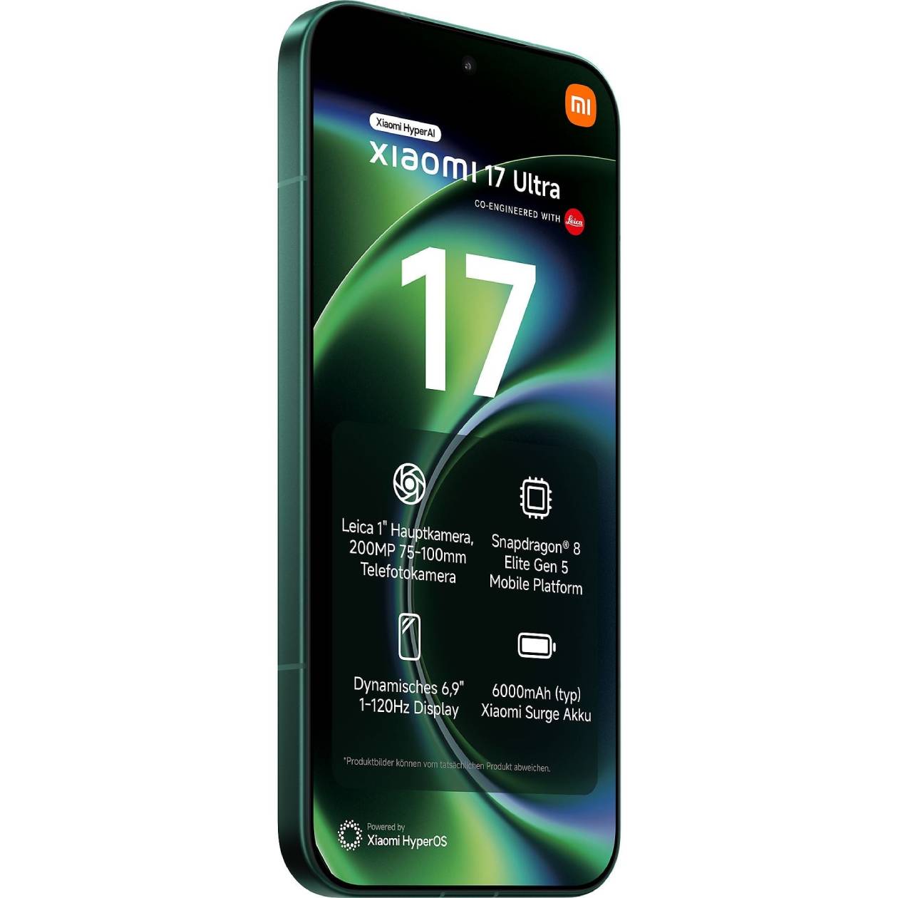 XIAOMI 17 Ultra 512 GB in Starlit Green bei MediaMarkt