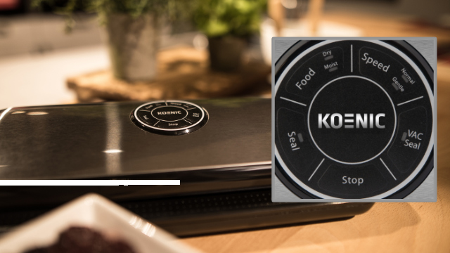 Dispozitivul de sigilare în vid poate sigila în mod optim atât alimentele dure, cât și cele moi, datorită diferitelor opțiuni de setare.