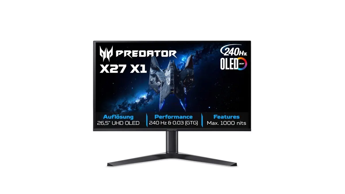 Gaming-Monitor Acer Predator X27 X1.