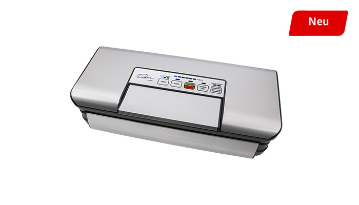 Der KOENIC Vakuumierer in silber/schwarz.