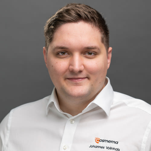 Johannes Vollnhals, Gründer und Geschäftsführer der Cosmema GmbH