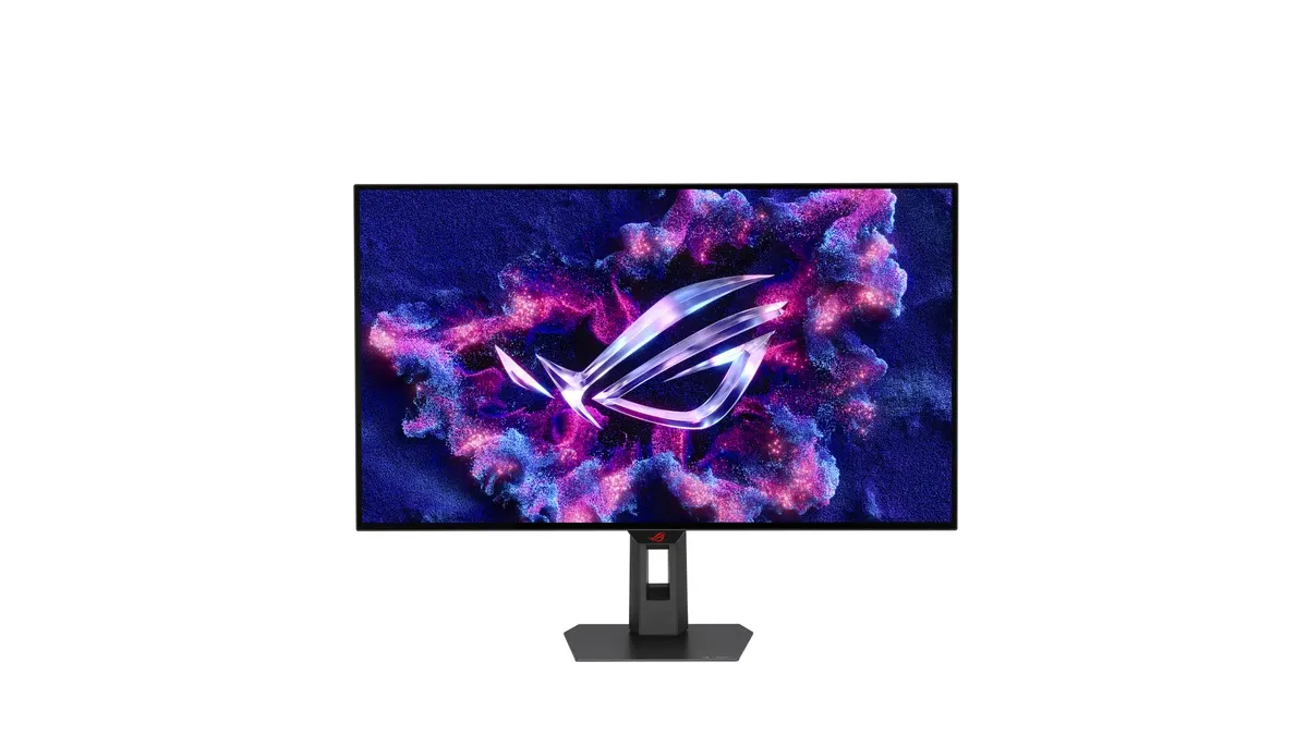 Der Gaming-Monitor Asus Rog Strix XG32UCWMG.