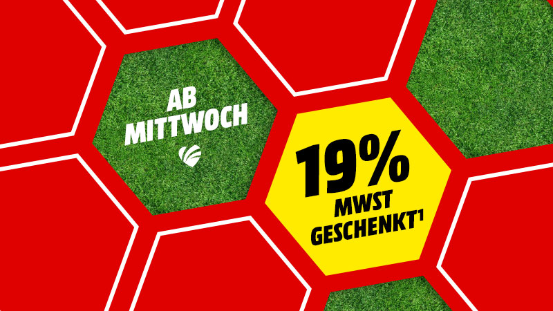 Verpasse nicht den 19% MwSt. geschenkt¹ App Vorverkauf. Online und in deinem Markt vor Ort. Jetzt in der App registrieren & Schnäppchen sichern.