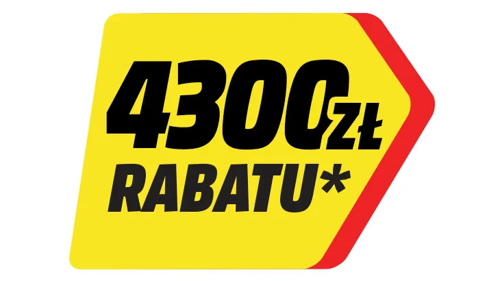 4300 zł rabatu