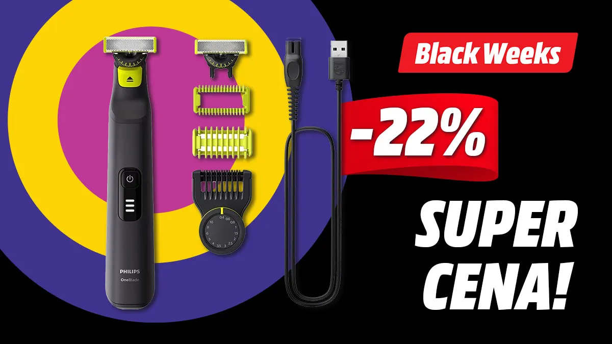 Golarka Philips OneBlade 360 Pro QP6542/15 w promocji na Black Weeks w MediaMarkt