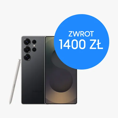 Telefon Samsung Galaxy S25 Ultra z notką o zwrocie 1400zł
