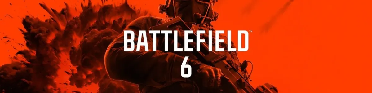 Na pierwszym planie napis Battlefield 6, a na drugim żołnierz w kominiarce
