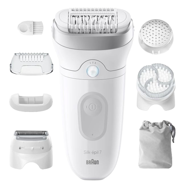 Depilator BRAUN Silk Epil SE7-060 Biało-różowy