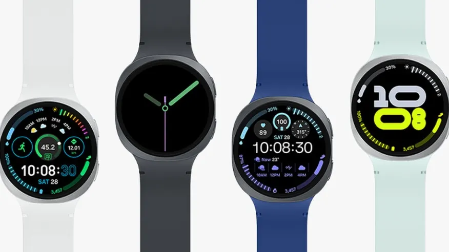 Zegarki Samsung Galaxy Watch8 z paskami w różnych kolorach