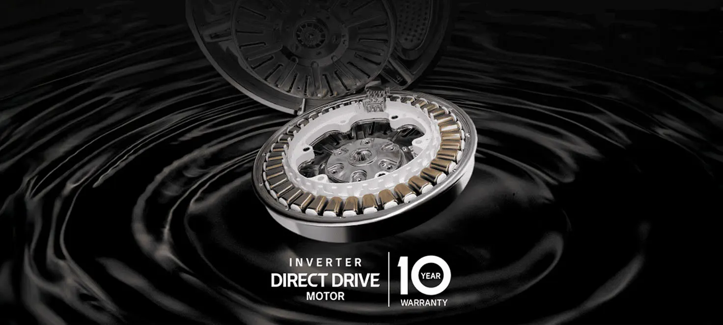 Silnik Direct Drive tonący w czarnych tkaninach
