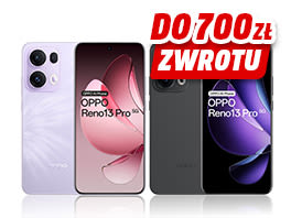 Kup wybrany Oppo Reno 13 5G i odbierz do 700 zł zwrotu!