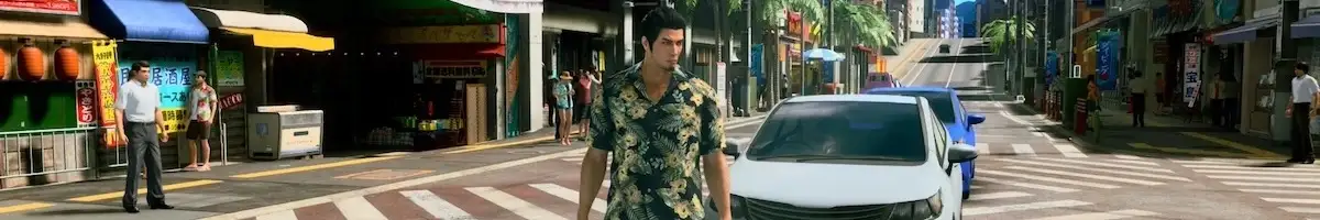 Postać Kiryu z Yakuzy Kiwami 3 & Dark Ties