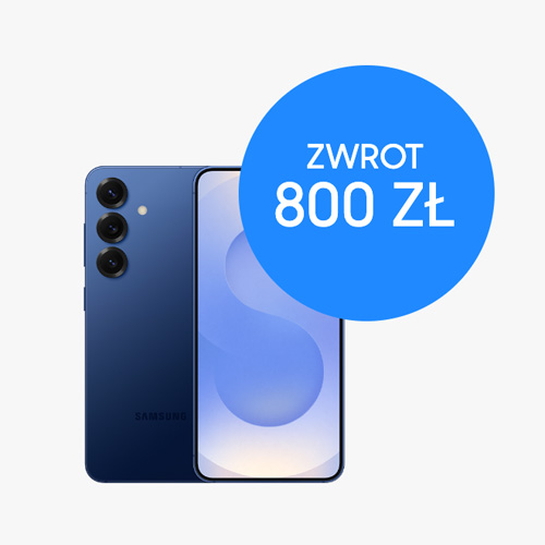 Telefon Samsung Galaxy S25 z notką o zwrocie 800zł