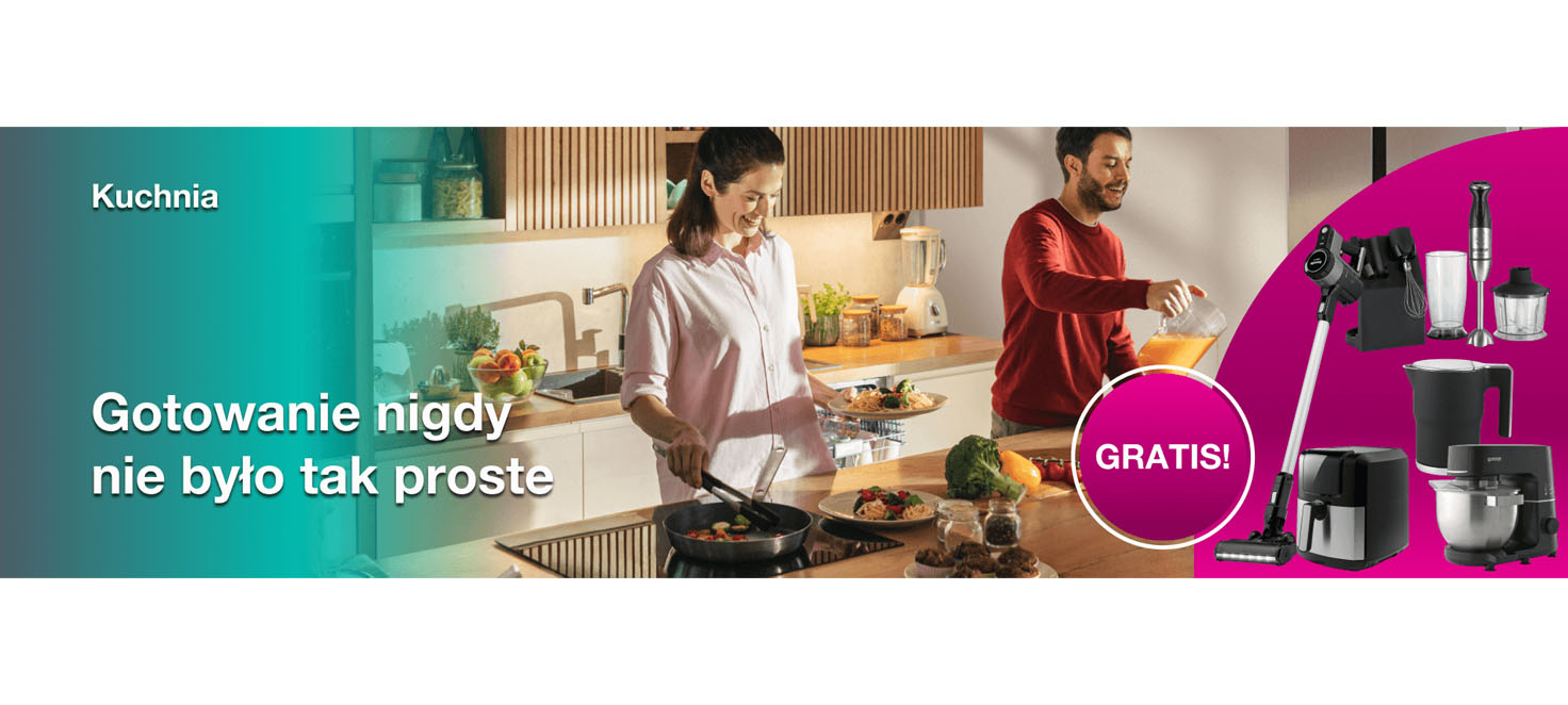 Rodzina wspólnie przygotowywująca obiad