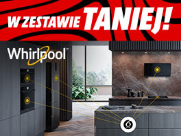 Kup dwa produkty Whirlpool i oszczędź 40% ceny tańszego produktu!
