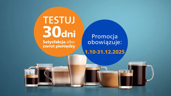 Selekcja kaw przygotowanych w ekspresie LatteGo