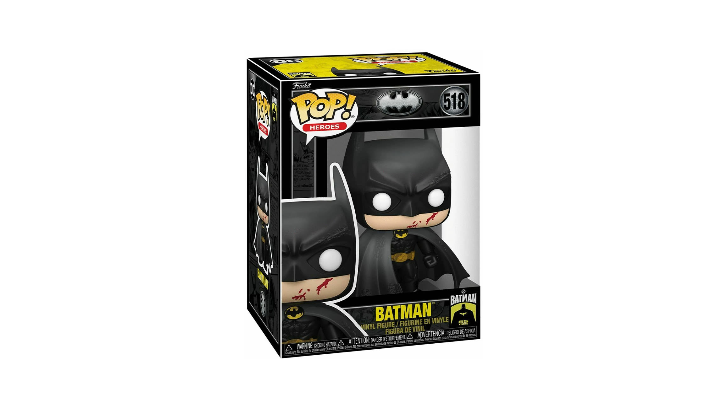 Figurka kolekcjonerska Funko Pop przedstawiająca Batmana z okazji 85-lecia postaci.