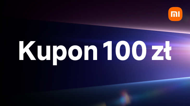 Kupon 100 zł z logo Mi od Xiaomi