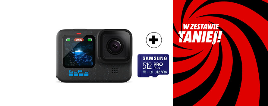 Wybrane kamery sportowe z kartą pamięci Samsung w korzystnej cenie