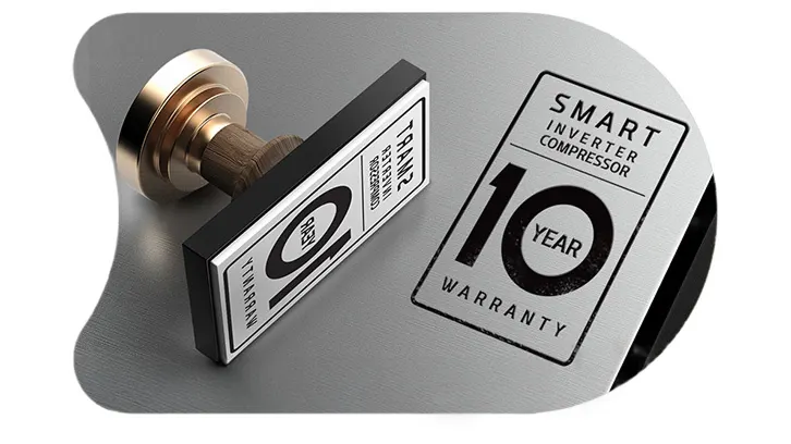 Stempel dziesięcioletniej gwarancji