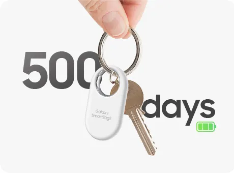500 dni i SmartTag2 przypięty do klucza.
