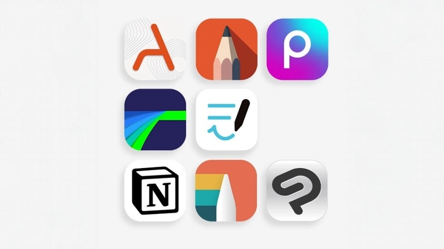 Ikony aplikacji z pamięci tabletu Samsung Galaxy Tab S10 Lite