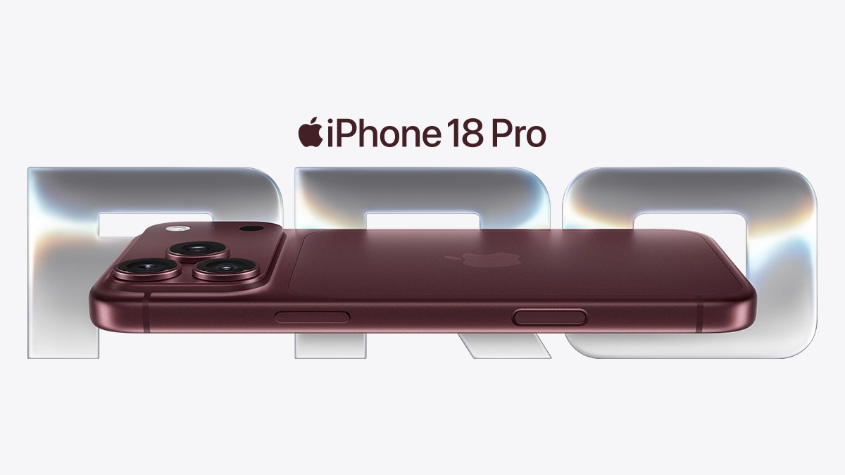 Grafika promocyjna iPhone 18 Pro