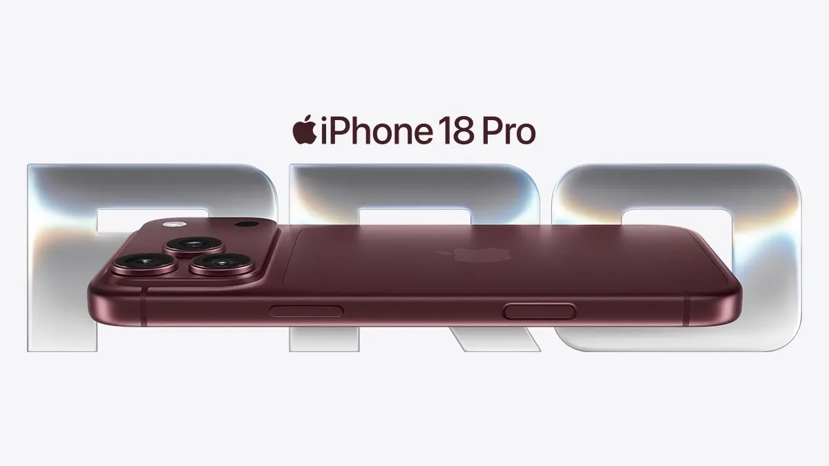 Grafika promocyjna iPhone 18 Pro