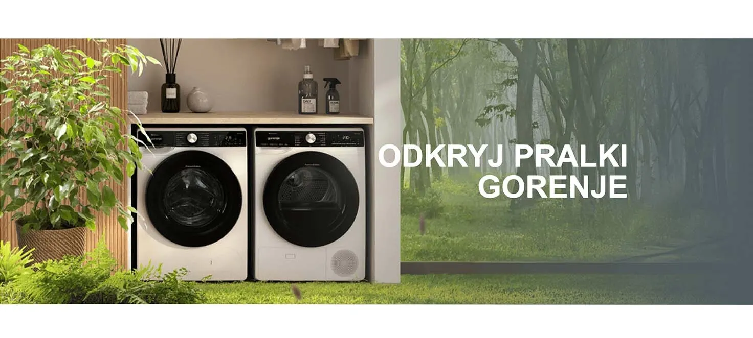 Odkryj Pralki Gorenje - pralki na tle lasu