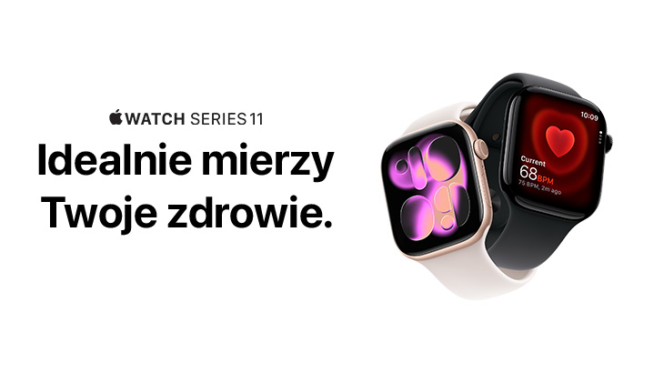 Apple Watch Series 11. Idealnie mierzy Twoje zdrowie.