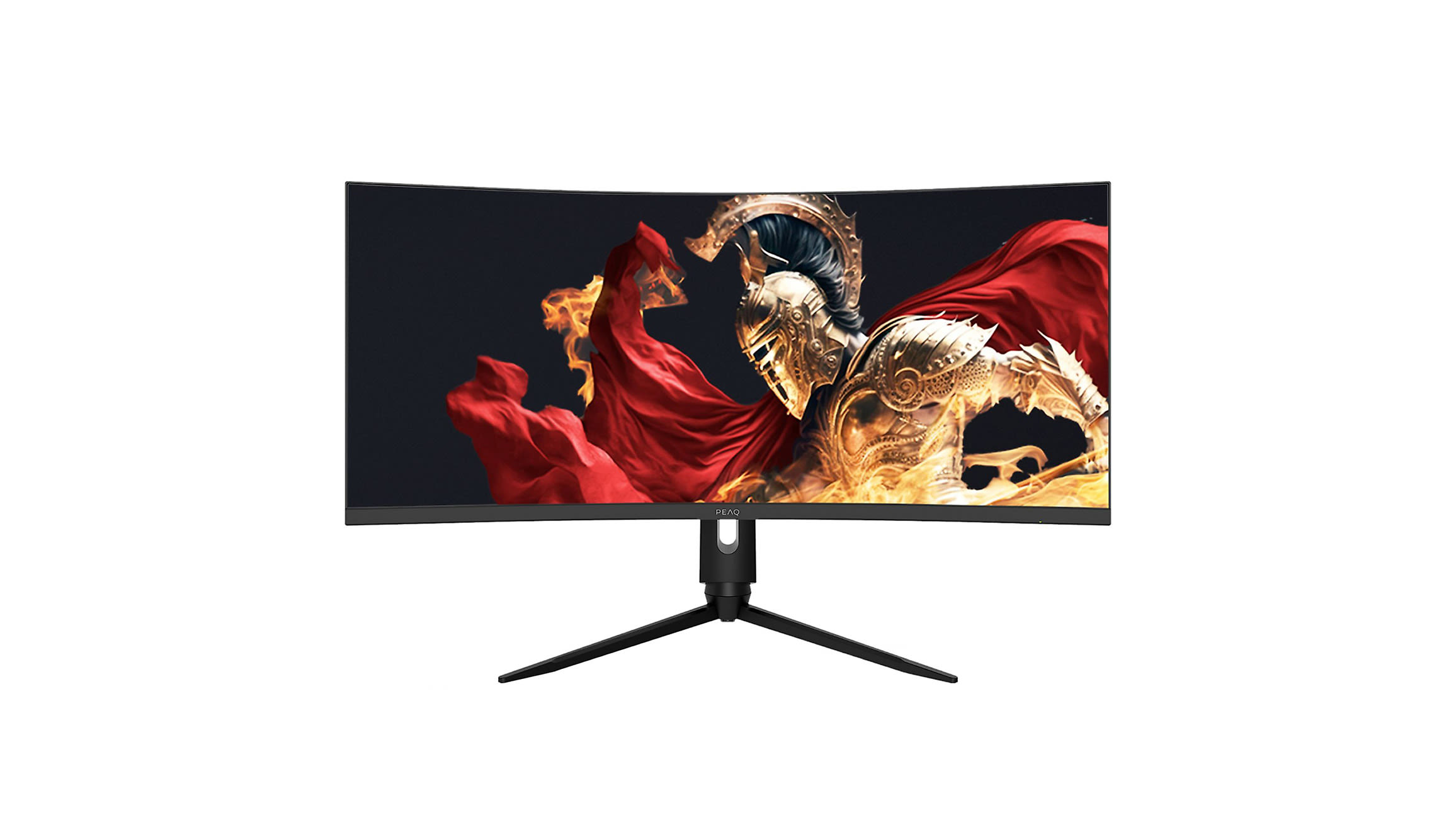 Ultrapanoramiczny monitor PEAQ o przekątnej 34 cali.