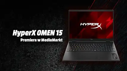 Zdjęcie pokazuje nowego laptopa HyperX OMEN 15