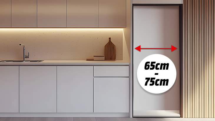 Wnęki o szerokości 65x75 cm