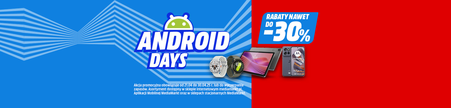 Android Days - Rabaty nawet do - 30%