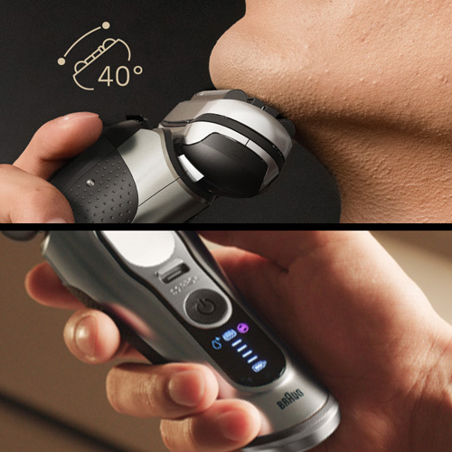 Golarka Braun goląca pod kątem 40 stopni