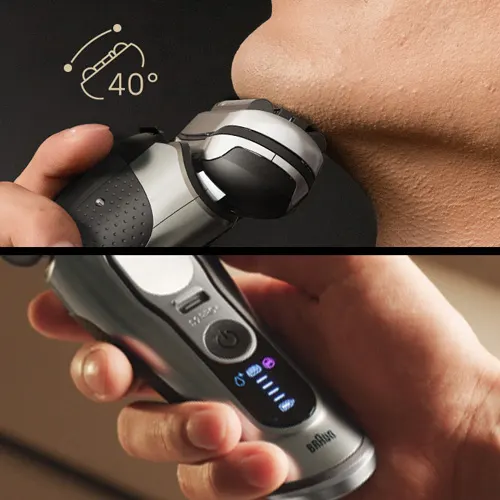 Golarka Braun goląca pod kątem 40 stopni