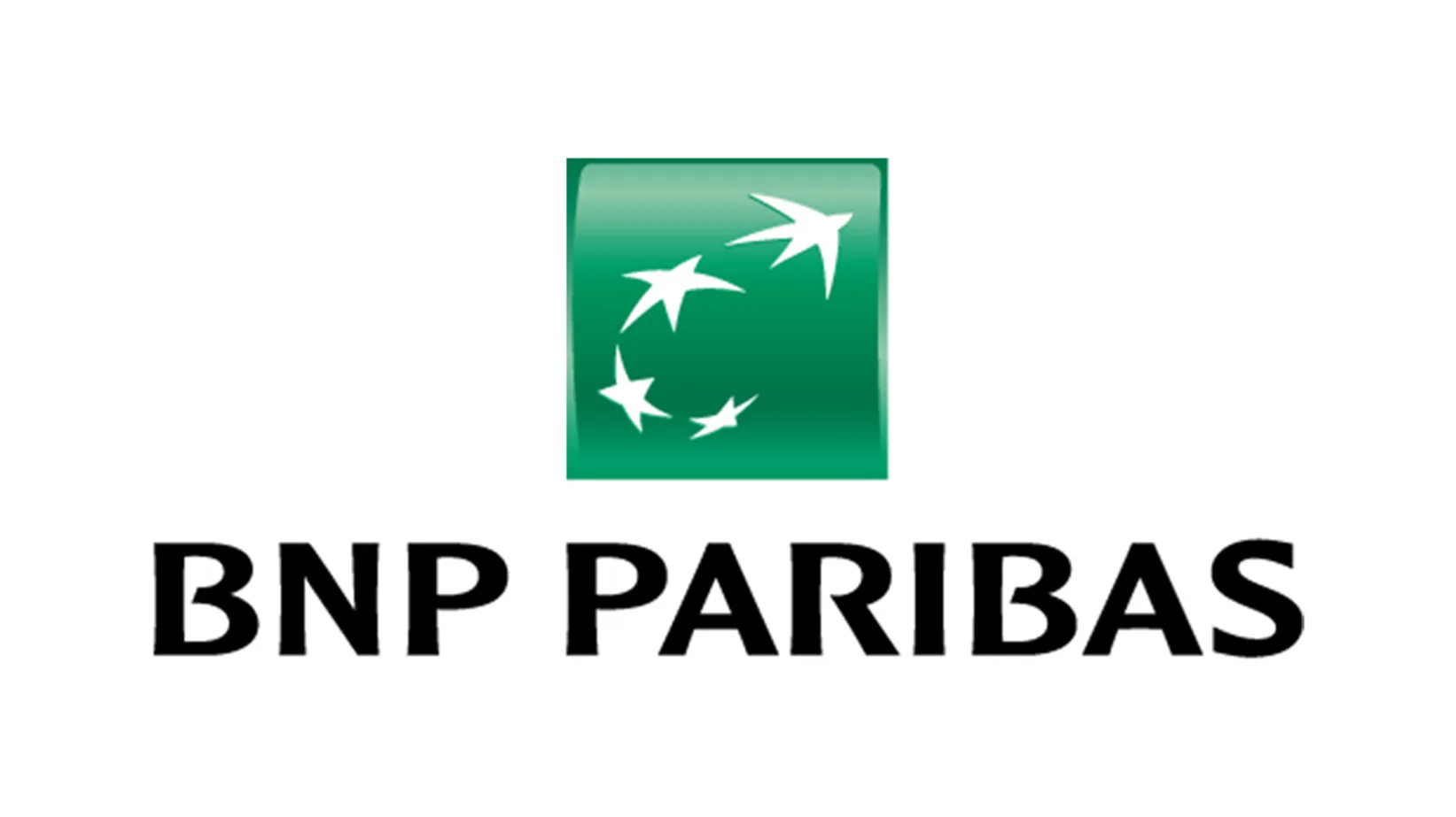 Logo banku BNP na białym tle.