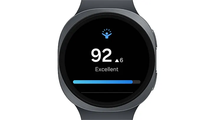 Zegarek wyświetlający informacje o energii użytkownika