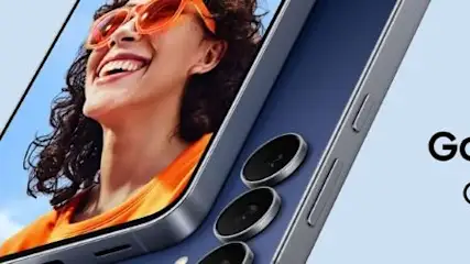 Nowy Samsung Galaxy S25 FE – widok od frontu i plecków.