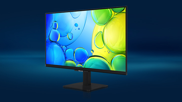 Telewizor 27" Full HD F600 Smart TV na granatowym tle