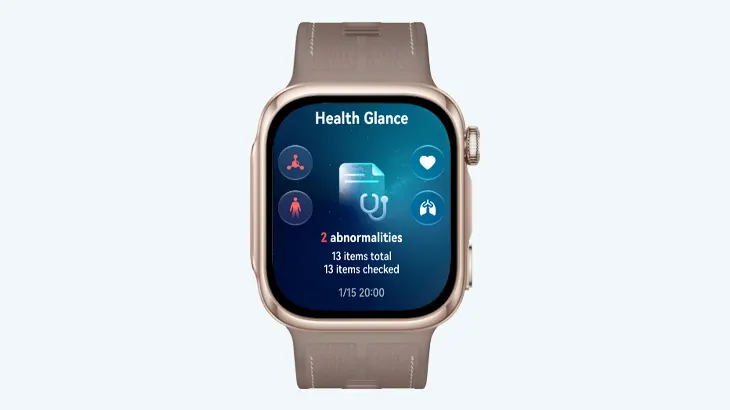 Huawei D3 z wyświetlaną funkcją "Zdrowie na oku"