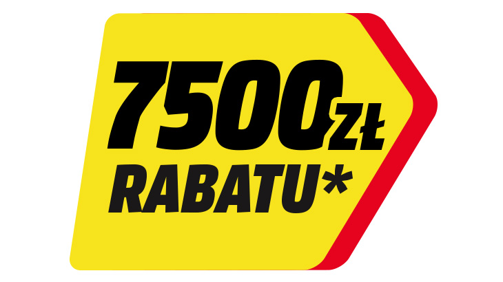 7500 zł rabatu