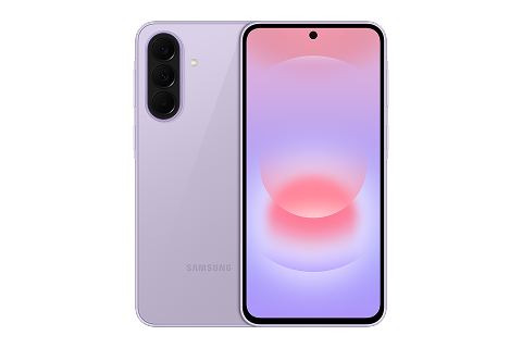 Smartfon Galaxy A37 z przodu i z tyłu. 